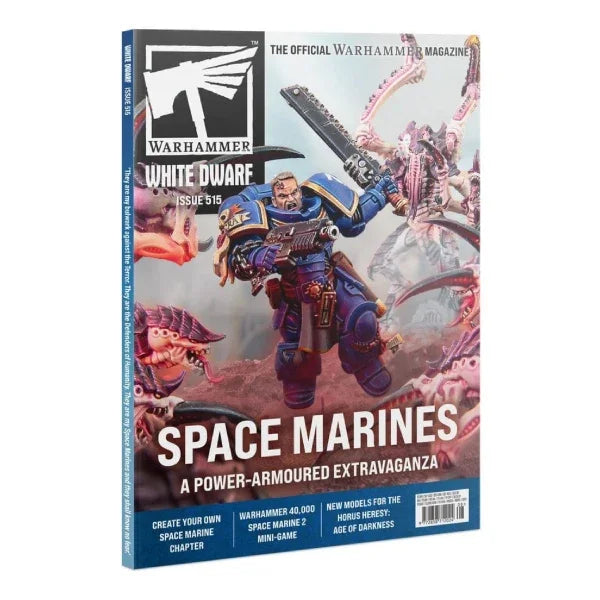 White Dwarf Issue 515 August 2025 Warhammer magazine cover.