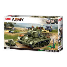 WW2 M26E1 Pershing medium tank 742 piece building block set.