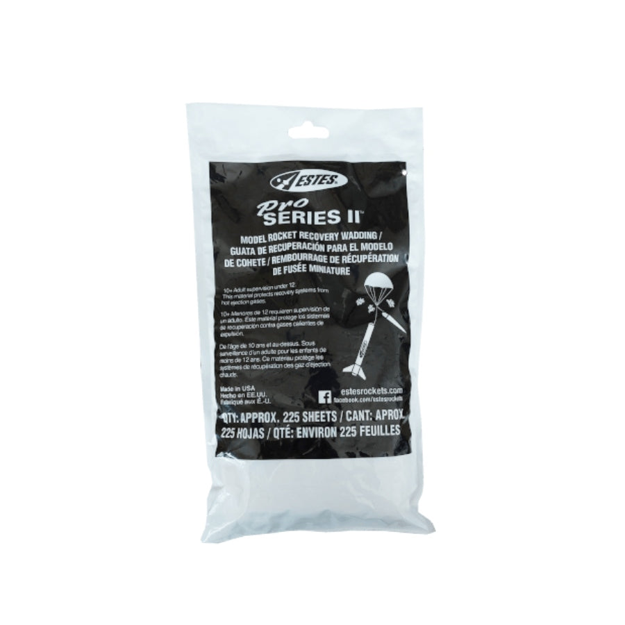 Estes Pro Series II Model Rocket Recovery Wadding Aussie Hobbies