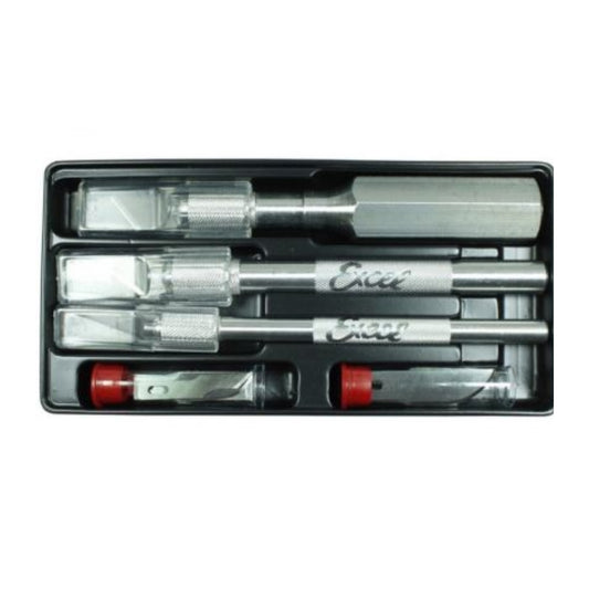 Excel Blades Excel 44083 Craftsman Tray, Knife, Craftsmen Set (Plastic Case)
