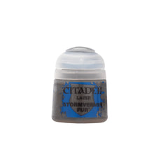 Citadel Layer Stormvermin Fur 22-55 paint pot – 12mL acrylic Warhammer miniature paint in earthy brown-grey shade.