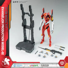 Yolopark AMK Series Evangelion EVA-02 (YPAMKEVA02) – detailed anime mecha model kit with articulated joints and pre-coloured parts.