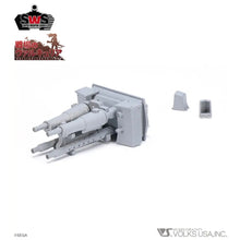 Resin machine gun barrels and shell ejection parts for 1:35 Zoukei‑Mura Shamrock conversion kit
