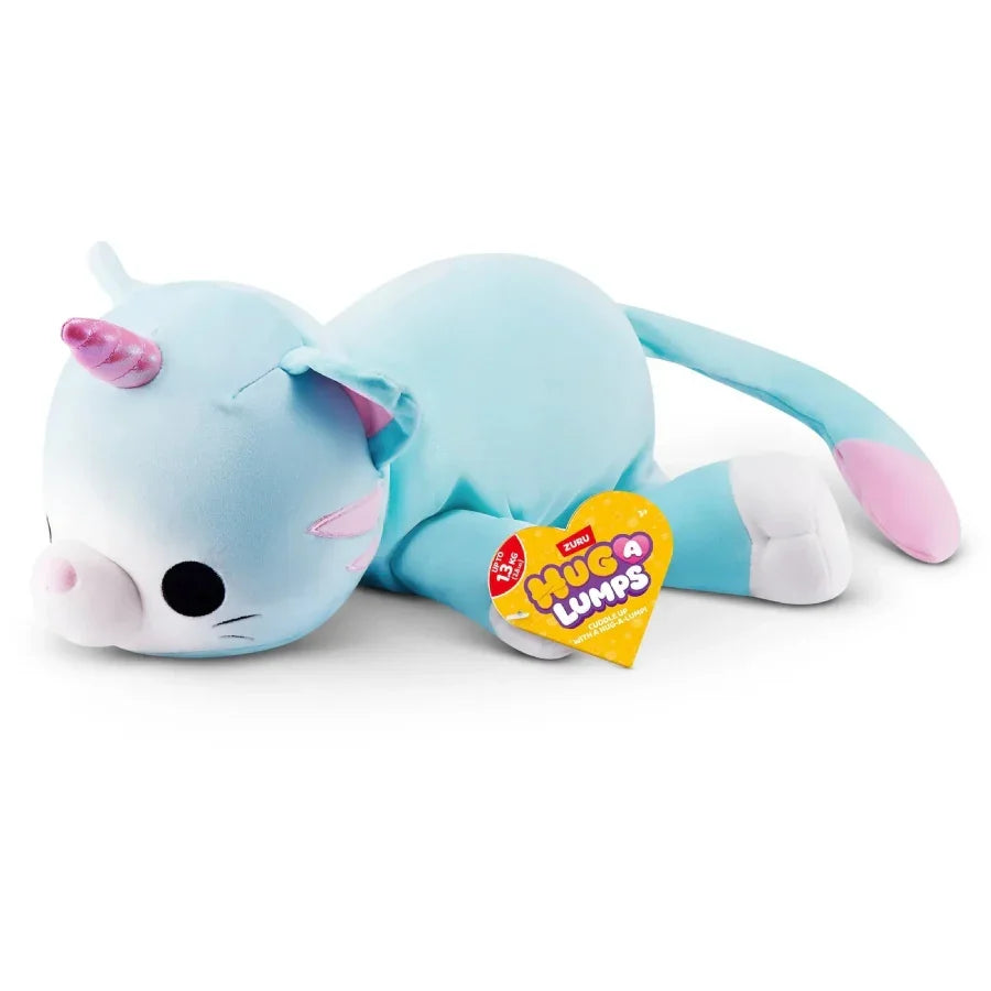 ZURU Hug-A-Lumps Medium Kitten plush toy Series 3 soft weighted cuddly cat.