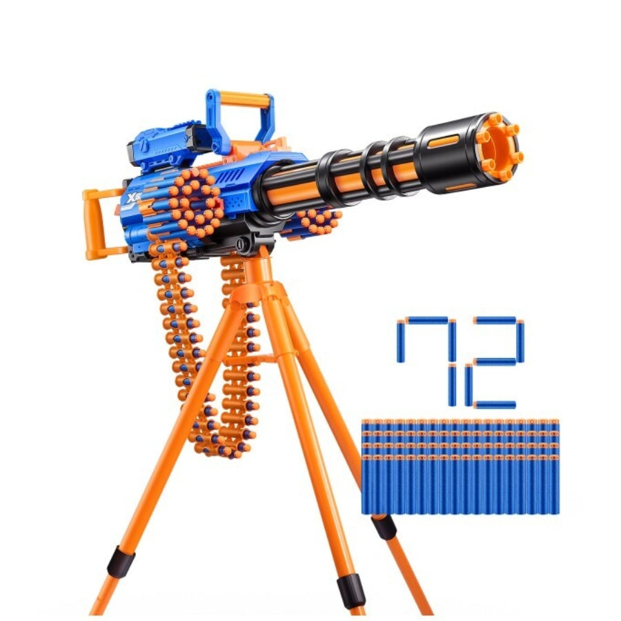 Zuru XSHOT Insanity Motorised Rage Blaster AZT36605 with tripod stand and 72 foam darts