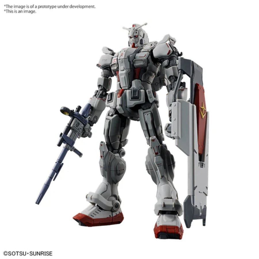 Bandai HG 1/144 Gundam EX (Requiem for Vengeance) (G5066701) – detailed High Grade Gundam model kit with rifle, shield & accessories.