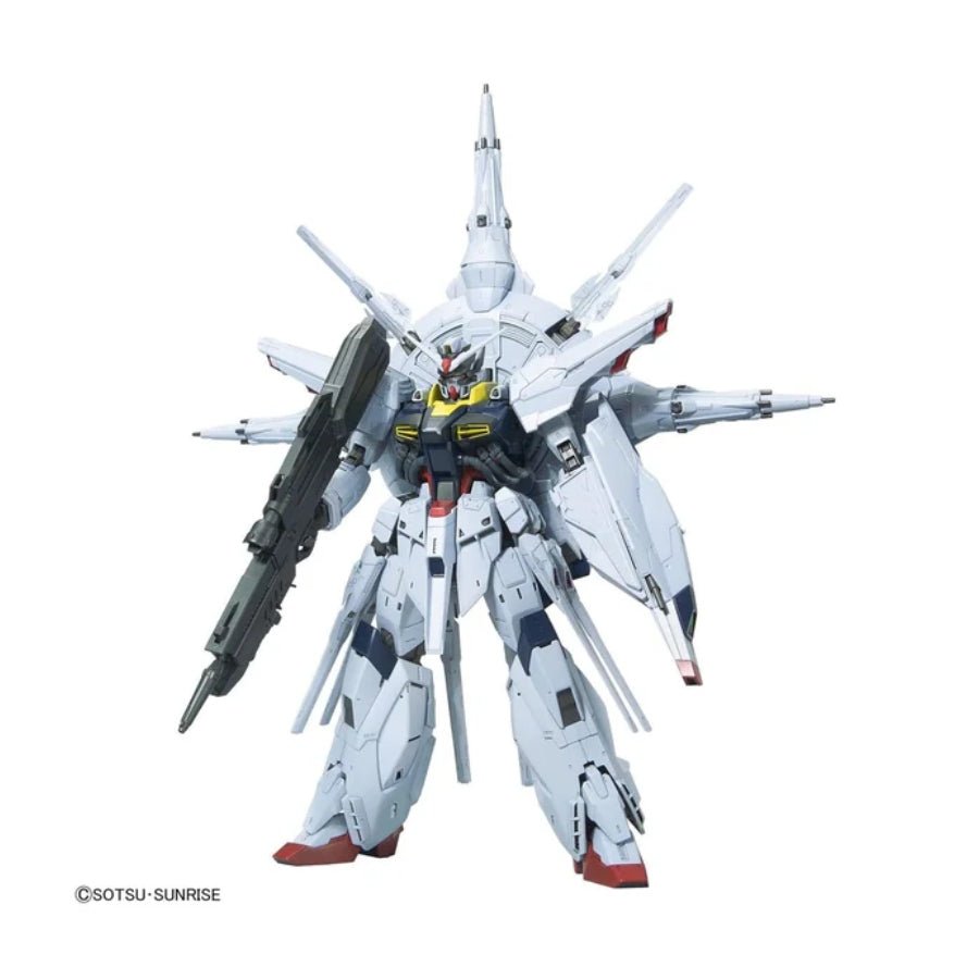 Bandai MG 1/100 Providence Gundam – Master Grade Gunpla model kit with DRAGOON backpack and weapons.