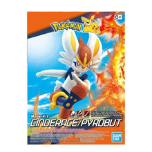 Bandai Pokémon Cinderace model kit fully assembled in action pose