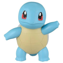 Bandai Pokémon Plamo Collection Quick!! 17 Squirtle model kit showcasing easy assembly and vibrant colors