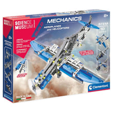 Clementoni Mechanics Aeroplanes & Helicopters CLE75028 – STEM educational building kit for kids.