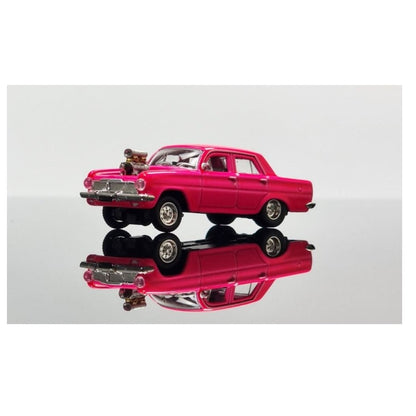 1964 EH Holden drag car pink 1:64 scale diecast collectible model.