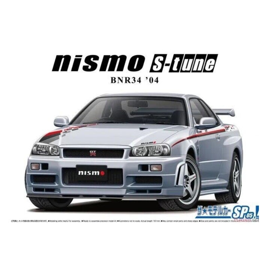 Aoshima 1/24 #6607 2004 Nissan BNR34 Skyline GT-R Nismo S-Tune