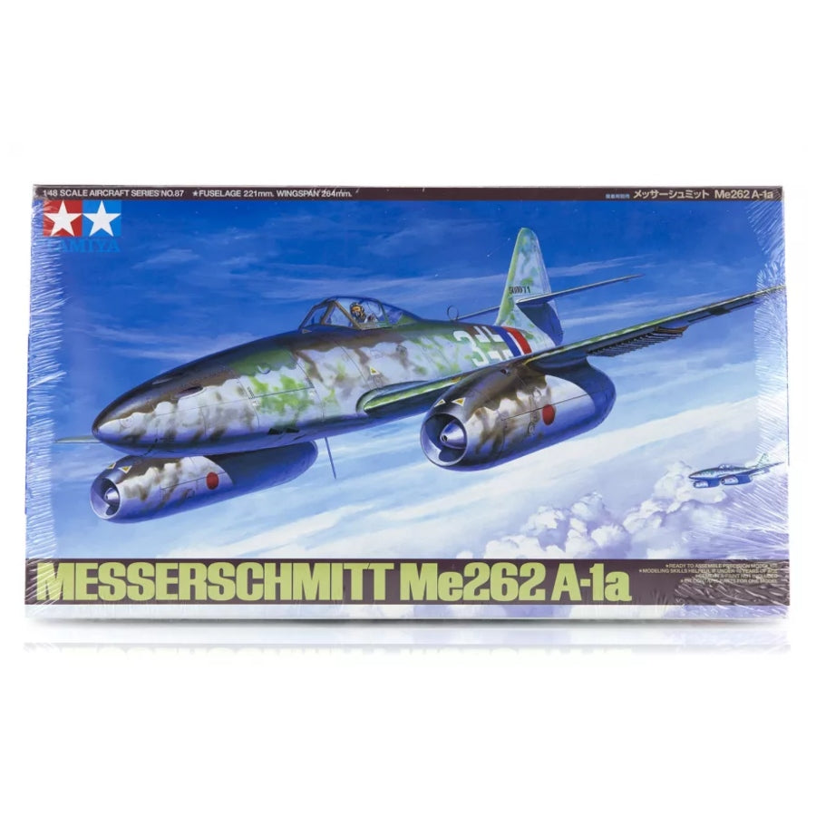Tamiya 1/48 Messerschmitt Me 262 A-1a Fighter Scaled Plastic Model Kit