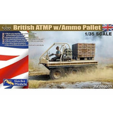 Gecko Models 1/35 British ATMP with Ammo Pallet GM35017 – modern military vehicle plastic model kit.