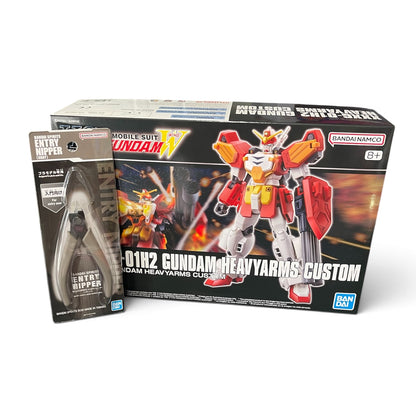 HG Gundam Heavyarms Custom Starter Bundle – kit with Bandai Spirits Entry Nipper
