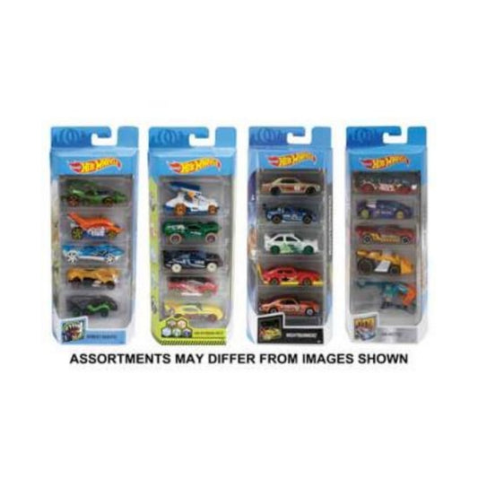 Hot Wheels 5 Pack Diecast Cars assorted