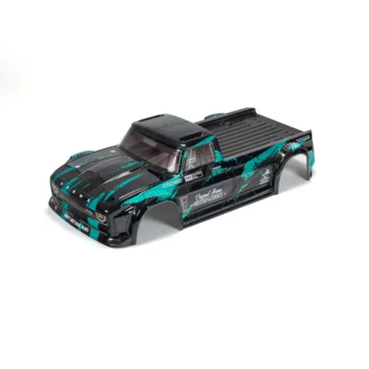 Arrma Infraction 4X4 3S BLX Painted Body, Black/Teal