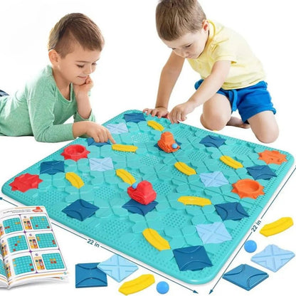 Logical Road Builder Game for Kids – educational STEM puzzle toy promoting creativity, problem-solving, and logical road design skills through hands-on play.