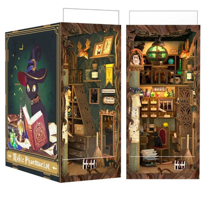Cutebee Magic Pharmacist DIY book nook miniature kit.