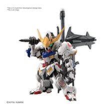 Bandai MGSD Gundam Barbatos Master Grade Super Deformed model kit with weapons and articulated joints