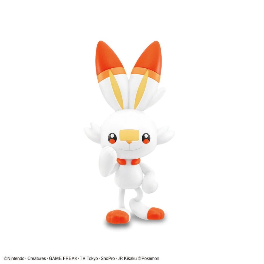 Pokémon Model Kit Quick!! 05 Scorbunny G5061572 – snap-fit buildable figure of the Fire-type starter Pokémon.