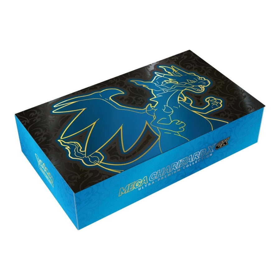 Pokémon TCG Mega Charizard X ex Ultra Premium Collection box.