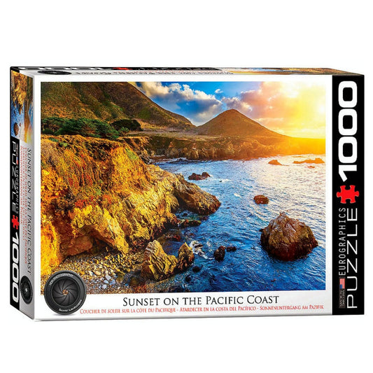 Sunset On Pacific Coast Jigsaw Puzzles 1000 Pieces