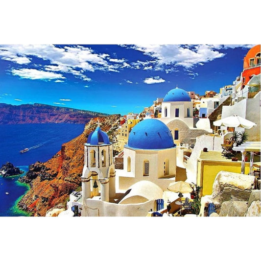 Eurographics Oia Santorini Greece 1000pc Puzzle