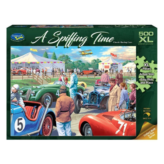 Holdson - A Spiffing Time, Classic Cars Large Piece Puzzle 500pc