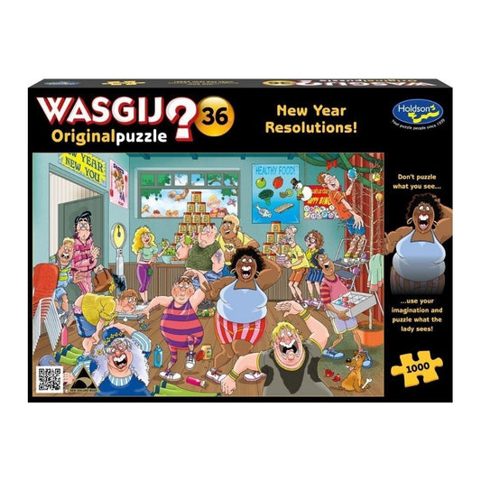 Holdson - WASGIJ? Original 36 New Year Resolutions! Puzzle 1000pc