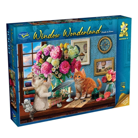 Holdson - Window Wonderland - Petal & Paws Puzzle 1000pc