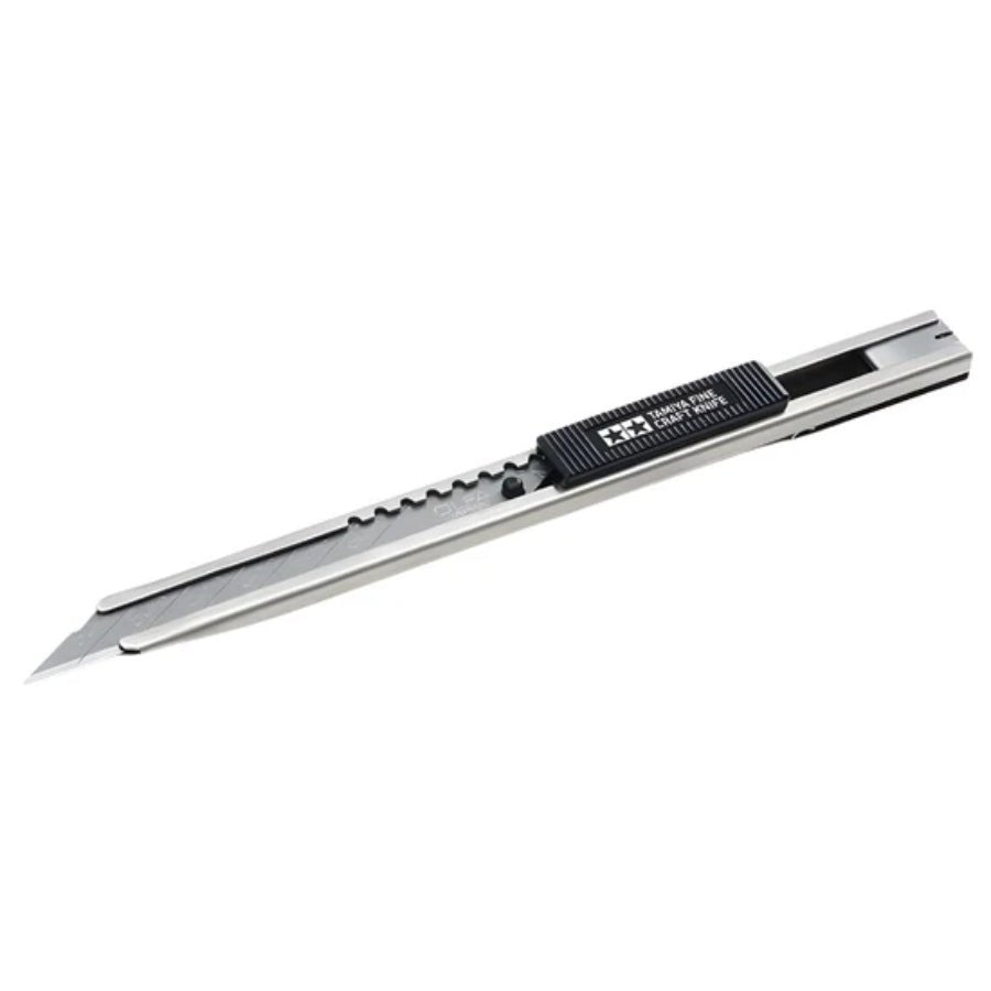 Tamiya Fine Craft Knife 74053 – precision hobby cutter with spare blades and safety cap