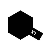 Tamiya Mini Acrylic Paint – Black (X-1) – 10ml Gloss Finish
