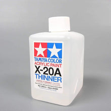 Tamiya X-20A Acrylic Thinner 250ml – Precision thinner for Tamiya acrylic paints 250ml