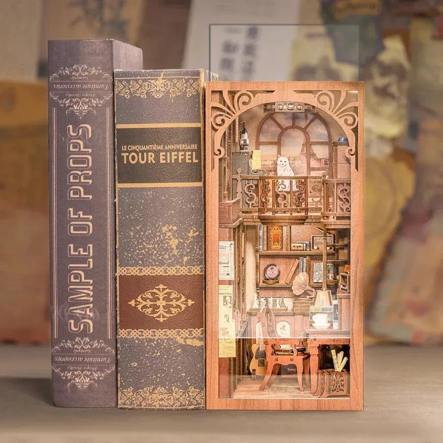 Cutebee The Secret Rhythm DIY book nook miniature kit.