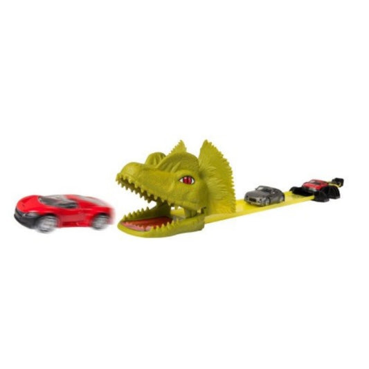 Teamsterz Dino Attack Track Set with 2 Diecast Vehicles