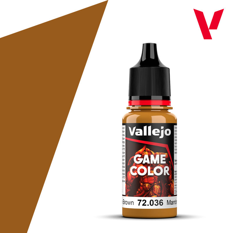 Vallejo Game Colour Bronze Brown 18ml AV72036 paint bottle
