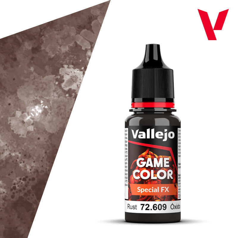 Vallejo Game Colour Special FX Rust 18ml AV72609 paint bottle