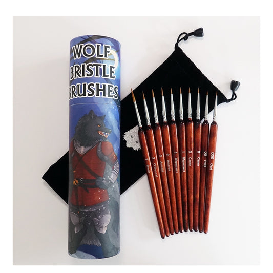Chronicle Wolf Bristle Brush Set