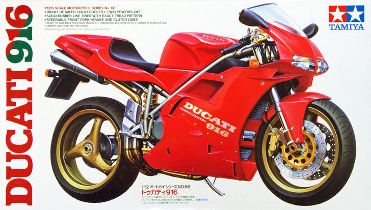 Tamiya Ducati 916 1:12 Plastic Model Kit - Aussie Hobbies 