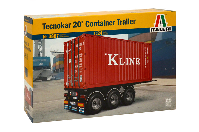 Italeri - Tecnokar 20' Container Trailer 1:24 - Aussie Hobbies 