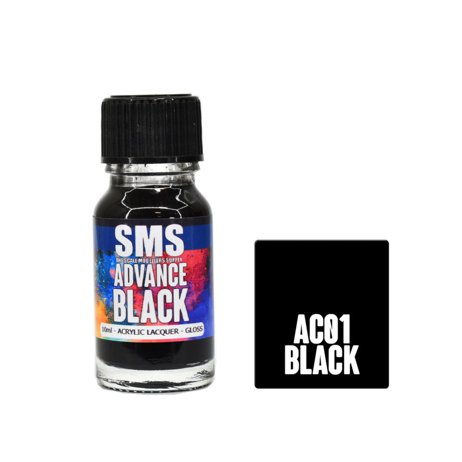 AC01 Advance BLACK 10ml - Aussie Hobbies 