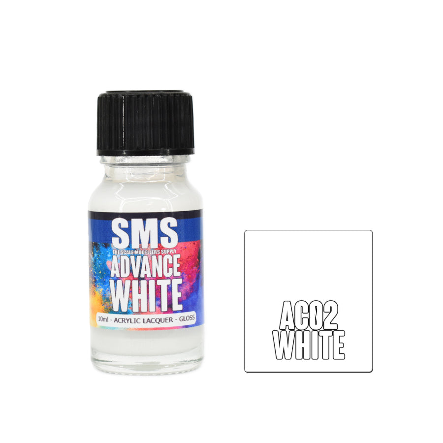 AC02 Advance WHITE 10ml - Aussie Hobbies 