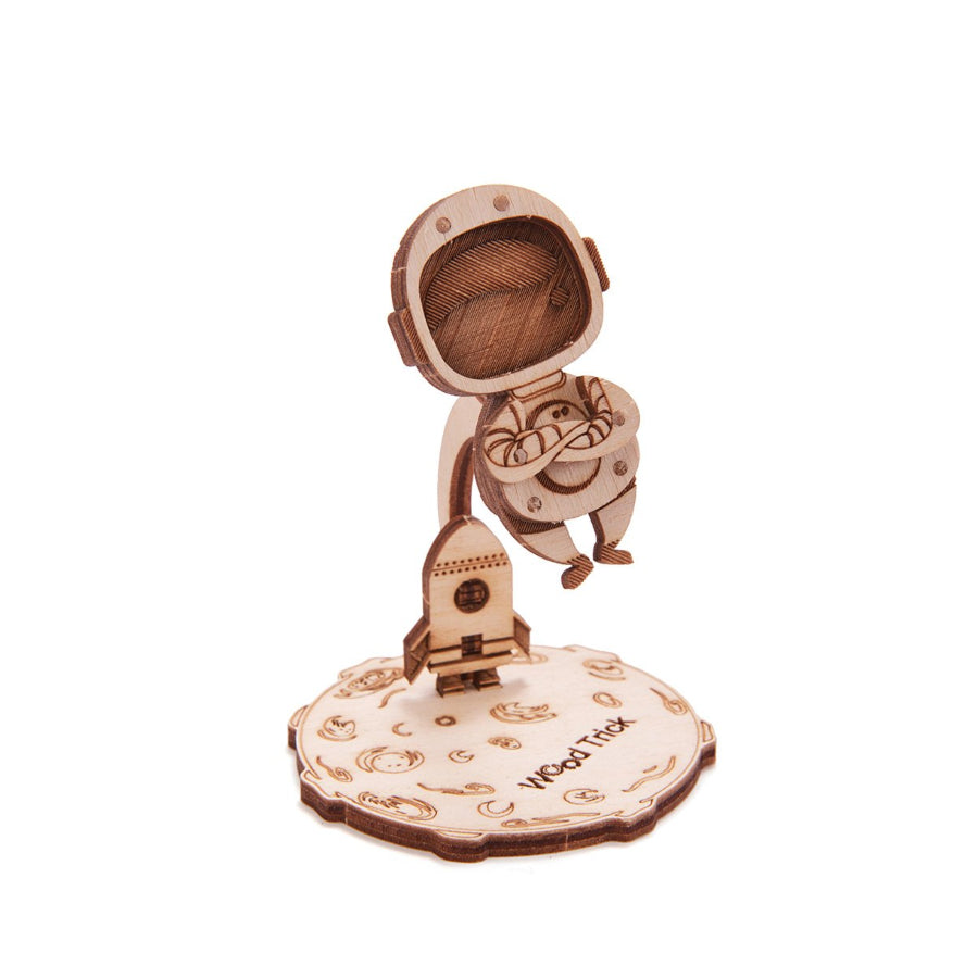Wood Trick - Astronaut Wooden Model Kit - Aussie Hobbies 
