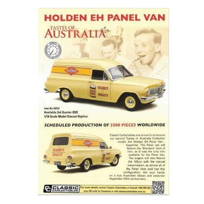 Classic Carlectables 1/18 Holden EH Panel Van Tastes of Australia Vegemite