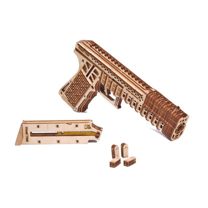 Wood Trick - Defenders Gun Wooden Model Kit - Aussie Hobbies 