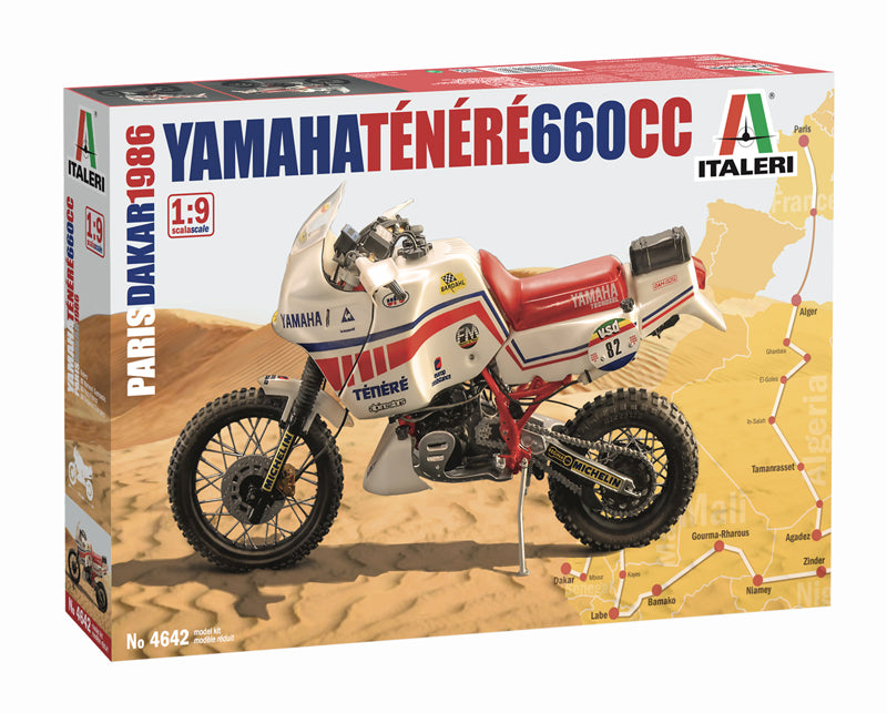 Italeri - Yamaha Ténéré 660cc Paris Dakar 1986 1:9 - Aussie Hobbies 