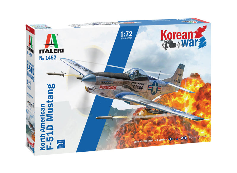 Italeri - North American F-51D Mustang Korean War 1:72 - Aussie Hobbies 