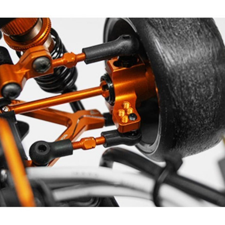 Yeah Racing HPI Sprint 2 Orange Aluminium RWD (Rear Wheel Drive) Conversion Kit - Aussie Hobbies 