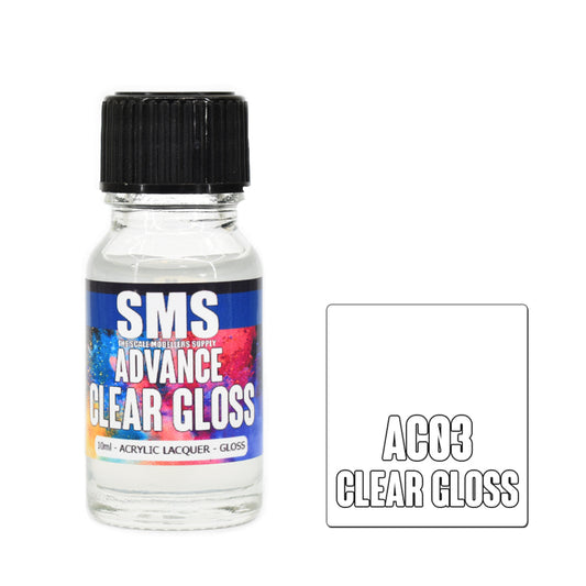 AC03 Advance CLEAR GLOSS 10ml - Aussie Hobbies 